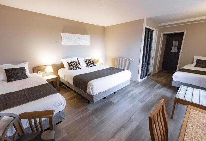 اتاق استاندارد چهار تخته, Logis Hôtel La Grassinais Saint Malo