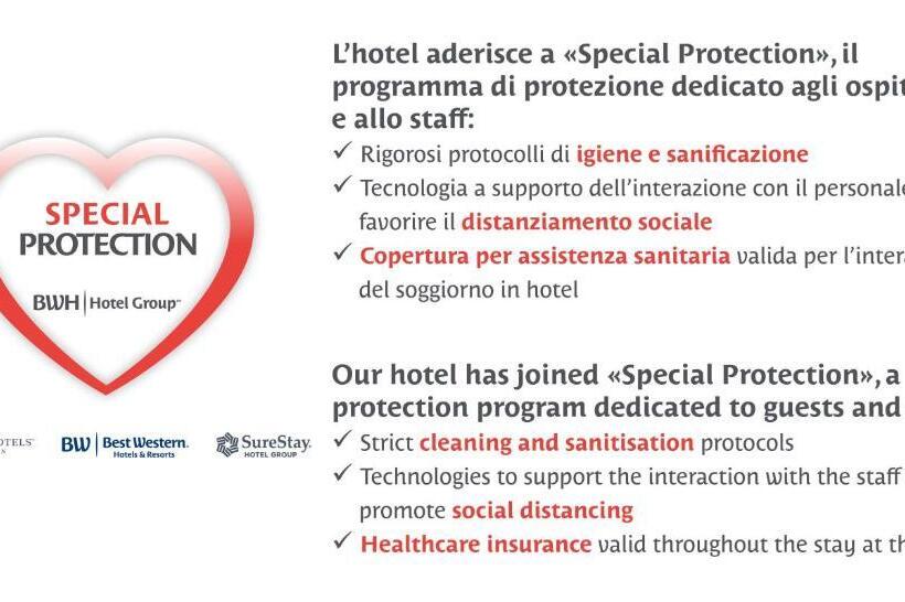 اتاق استاندارد یک نفره, Best Western Hotel Mediterraneo