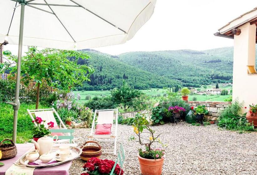 غرفة قياسية مع حمام خارجي, Bioagriturismo Podere Montisi