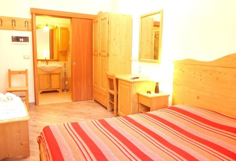 חדר סטנדרט נוף להרים, Garnì Sella Cipriani