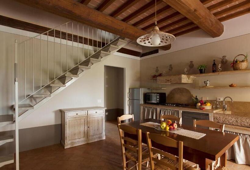 דירת דלוקס 3 חדרי שינה, Agriturismo Bio Podere Doganelle