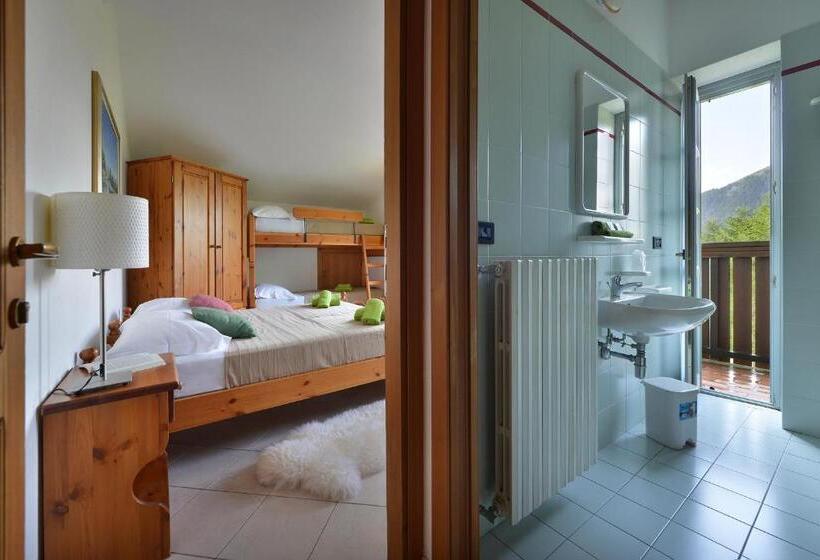 キングサイズベッドのスイートルーム, Casa Alpina San Luigi