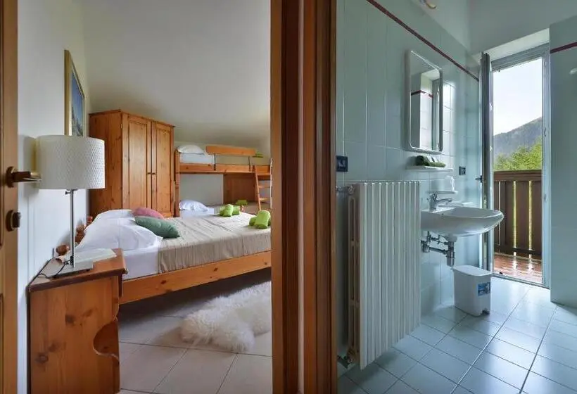 キングサイズベッドのスイートルーム, Casa Alpina San Luigi