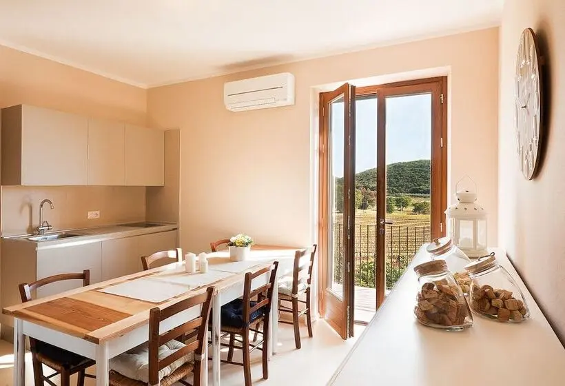 1ベッドルームのデラックスアパートメント, Poggiolivi Agriturismo Bio In Maremma