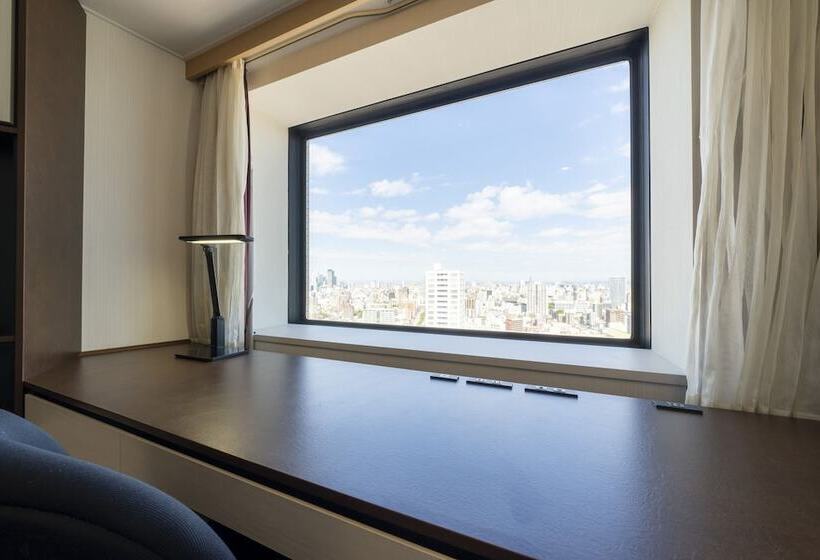 חדר סטנדרט מיטה זוגית עם נוף לעיר, Ana Crowne Plaza Hotel Grand Court Nagoya, An Ihg