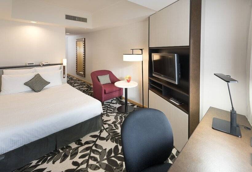 חדר סטנדרט מיטה זוגית עם נוף לעיר, Ana Crowne Plaza Hotel Grand Court Nagoya, An Ihg