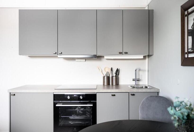 דירה בת חדר שינה 1 עם מרפסת, Bardøla Fjelltun