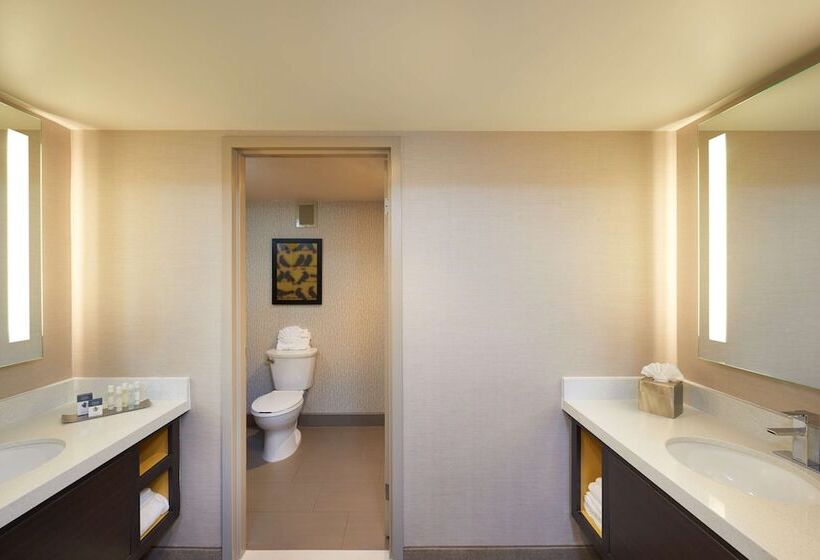 带大床的复式套间, Doubletree By Hilton Fresno Convention Center