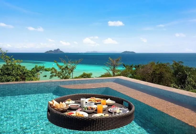 Villa 1 Makuuhuone Merinäkymä, Saii Phi Phi Island Village