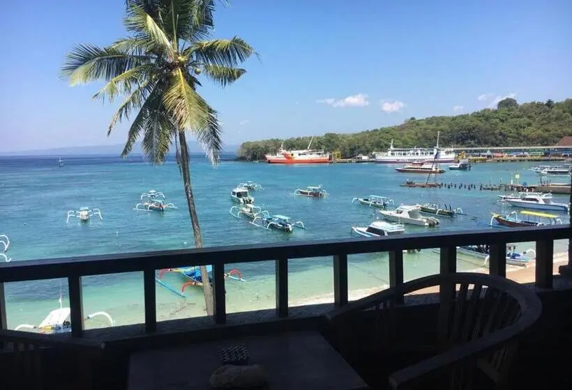 オーシャンビューデラックスルームバルコニー付き, Padangbai Beach Inn