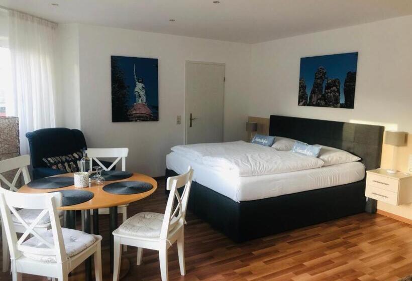 带1个卧室的带阳台的公寓, Aparthotel Stibbe