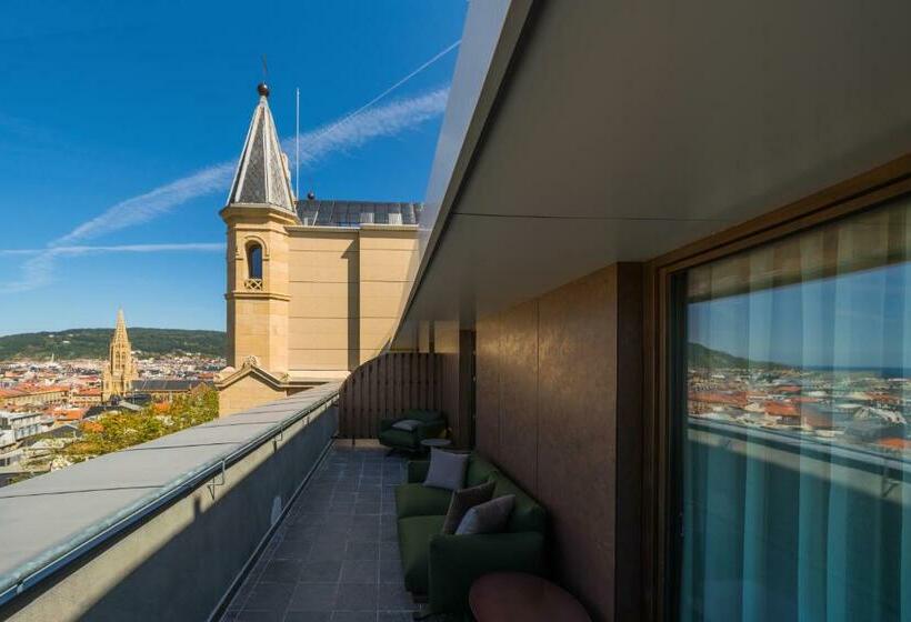 스탠다드 테라스 룸 바다 전망, Catalonia Donosti