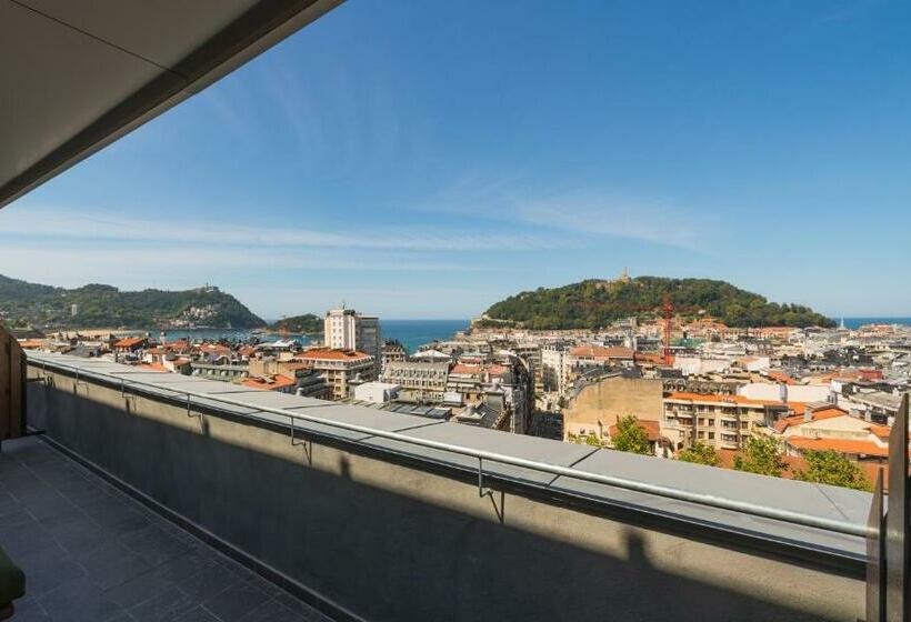 스탠다드 테라스 룸 바다 전망, Catalonia Donosti