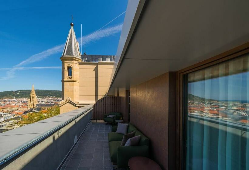 스탠다드 테라스 룸 바다 전망, Catalonia Donosti