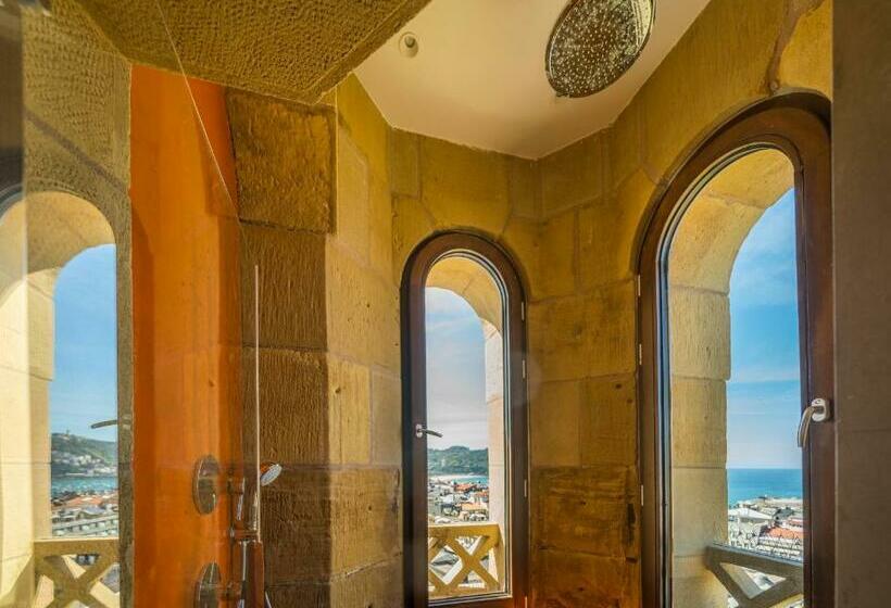 스탠다드 싱글 룸 바다 전망, Catalonia Donosti