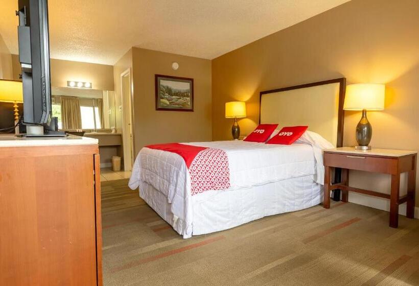 キングサイズベッドのスタンダードルーム, Oyo At Chicago Rockford International Airport, Il