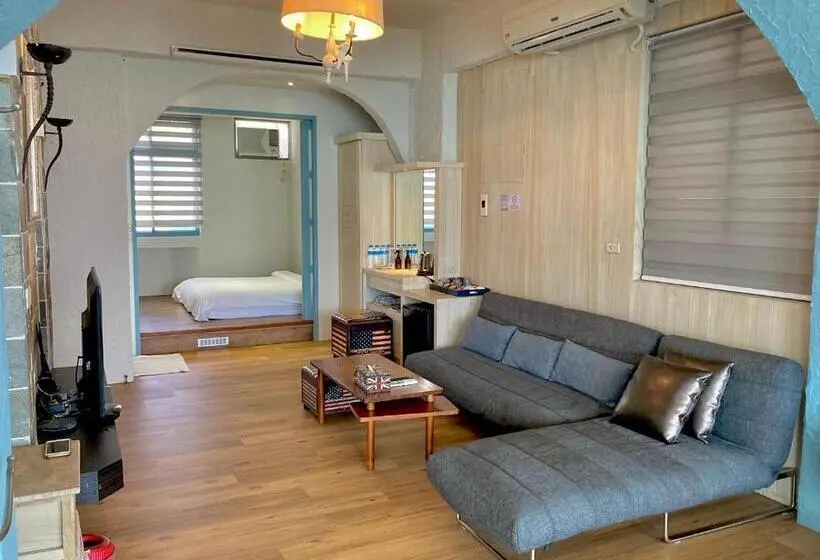 اتاق خانوادگی با چشم‌انداز دریا, Near Seaside B&b 花蓮縣民宿1092號