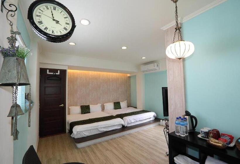 اتاق استاندارد چهار تخته, Near Seaside B&b 花蓮縣民宿1092號