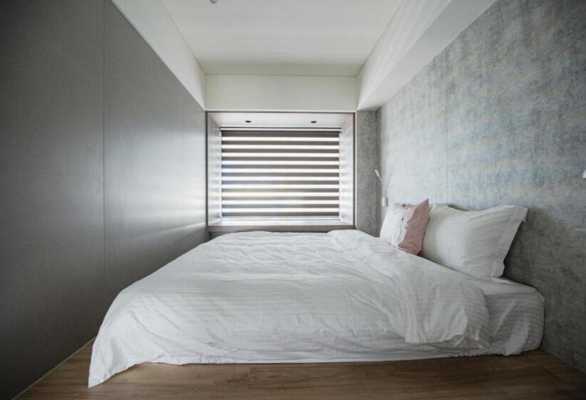 اتاق استاندارد چهار تخته با چشمانداز دریا, Near Seaside B&b 花蓮縣民宿1092號