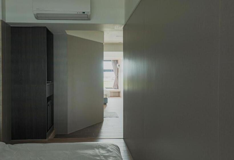اتاق استاندارد چهار تخته با چشمانداز دریا, Near Seaside B&b 花蓮縣民宿1092號