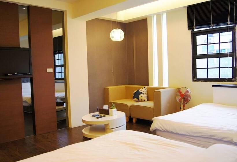 اتاق استاندارد چهار تخته, Near Seaside B&b 花蓮縣民宿1092號