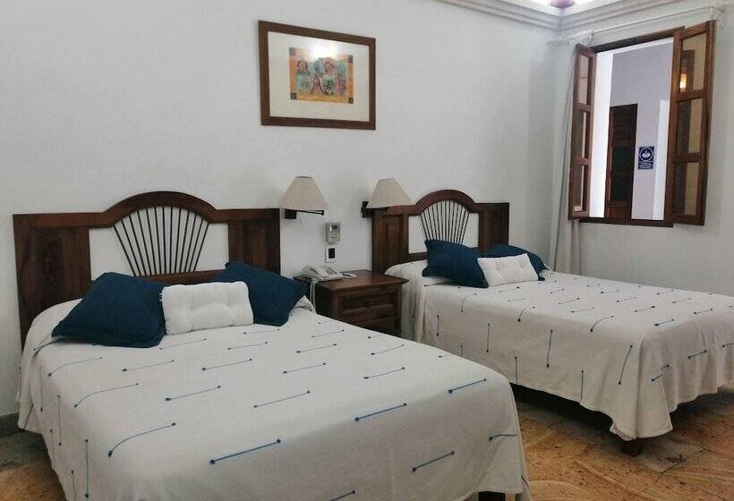 Номер Стандарт 2 Двуспальные Кровати, Viajero Oaxaca Hostel