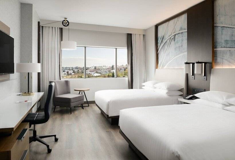 스탠다드 룸 더블 침대 2개, Marriott Tacoma Downtown