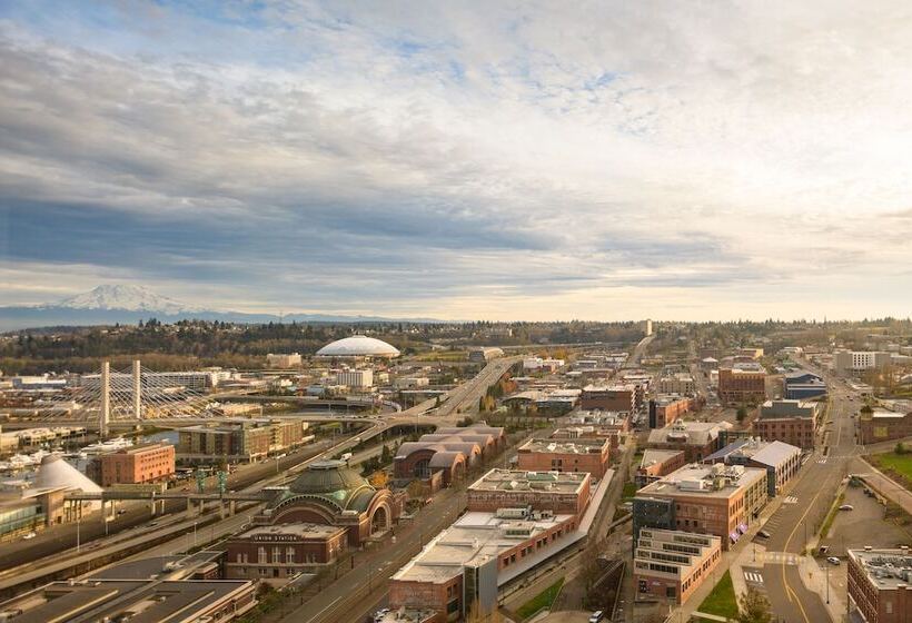 스탠다드 룸 더블 침대 도시 전망, Marriott Tacoma Downtown