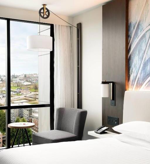 스탠다드 룸 킹사이즈 침대, Marriott Tacoma Downtown