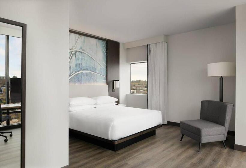 이그제큐티브 스위트 킹침대, Marriott Tacoma Downtown