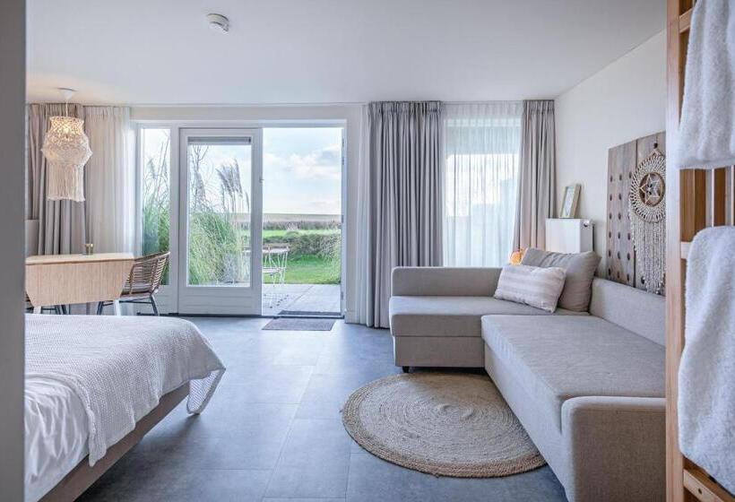 テラス付きスタンダードルーム, Op Oost Boutique Hotel & Restaurant Het Kook Atelier