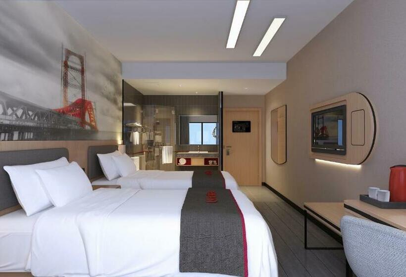 Номер Superior, Thank Inn Chain Hotel Jimo Lan Ao Road