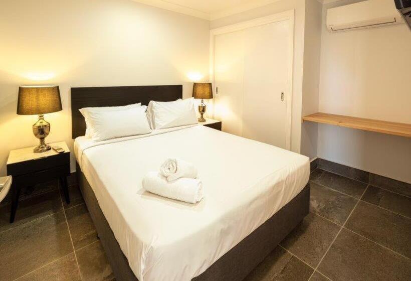 חדר סטנדרט חדר אמבטיה משותף, Stockmans Motel