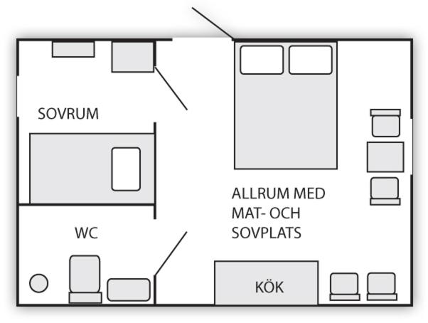 غرفة عائلية, Mannflogården Bed & Breakfast , Sälenfjällen