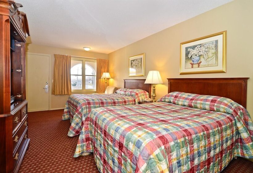 스탠다드 룸 더블 침대 2개, Americas Best Value Inn Chillicothe