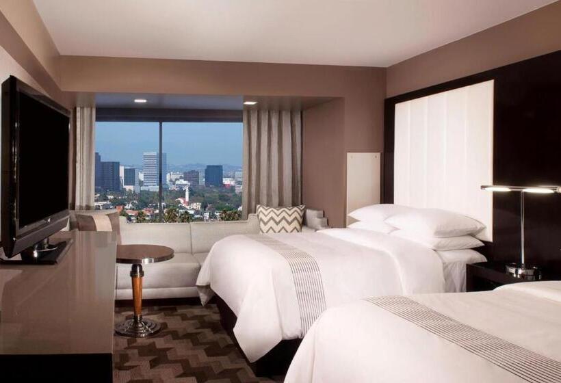 غرفه قياسيه سريرين مزدوجين, Beverly Hills Marriott