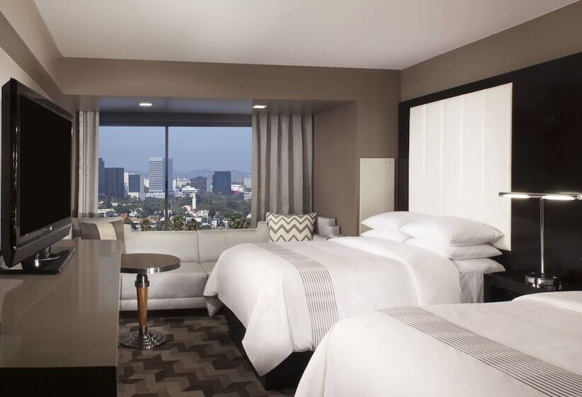 غرفه قياسيه سريرين مزدوجين, Beverly Hills Marriott