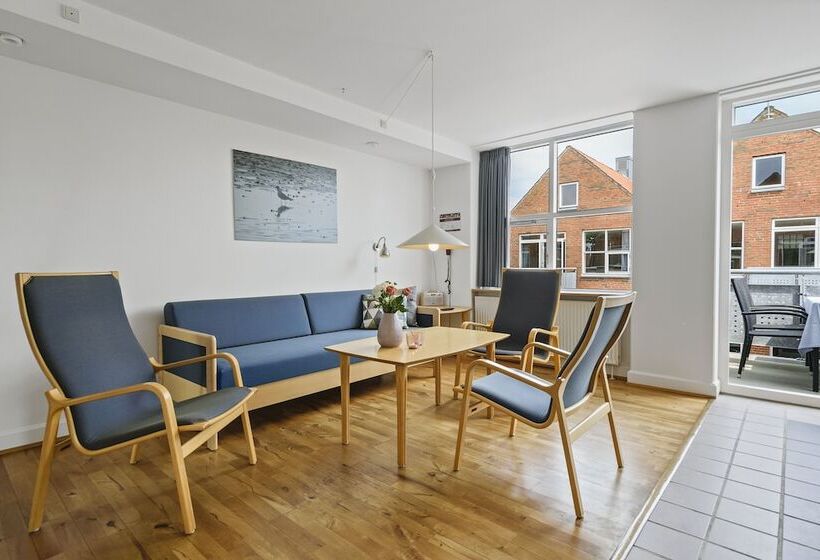 침실 2개 디럭스 아파트, Ribe Byferie Resort