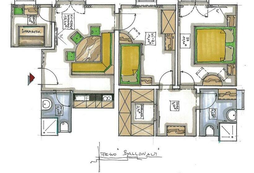 شقة غرفتين, Allesbauer   Familie Preis