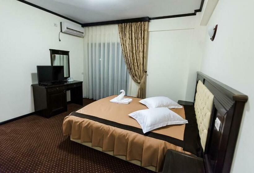 带阳台的豪华间, Pensiunea Iriss