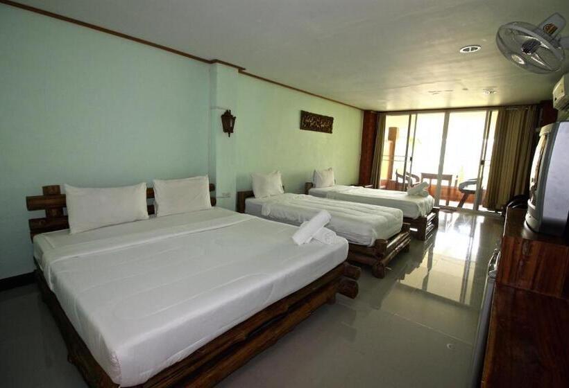 家庭房带园景, Phornpailin Riverside Resort