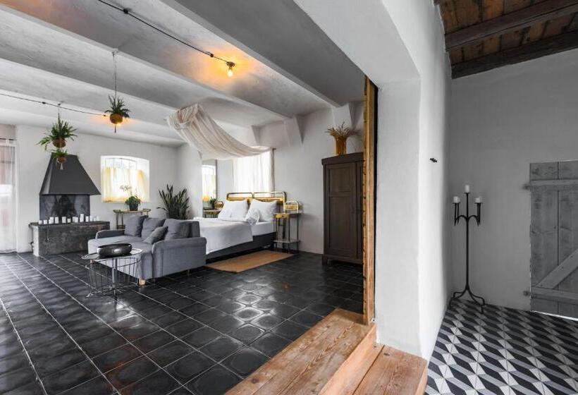 庭の見える1ベッドルームアパートメント, Kocanda Kravsko