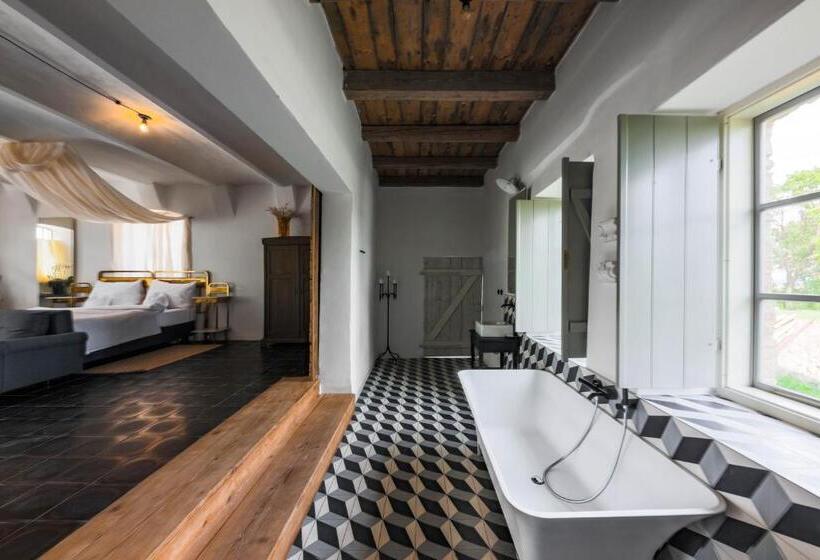 庭の見える1ベッドルームアパートメント, Kocanda Kravsko