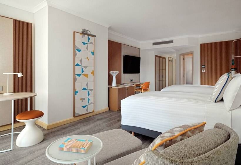 اتاق لوکس با چشمانداز دریا, Malta Marriott Resort & Spa