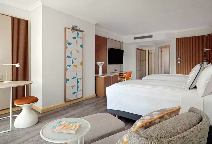 اتاق لوکس با چشمانداز دریا, Malta Marriott Resort & Spa