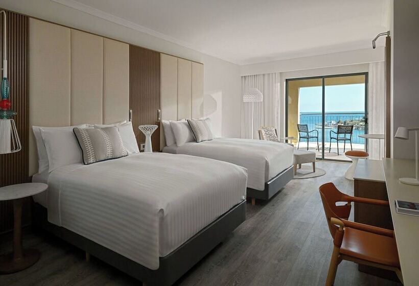 اتاق لوکس با چشمانداز دریا, Malta Marriott Resort & Spa