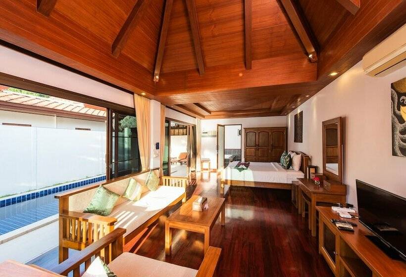 فيلا غرفة نوم واحدة مطلّة علي البحر, Soul Villas By The Beach  Phuket