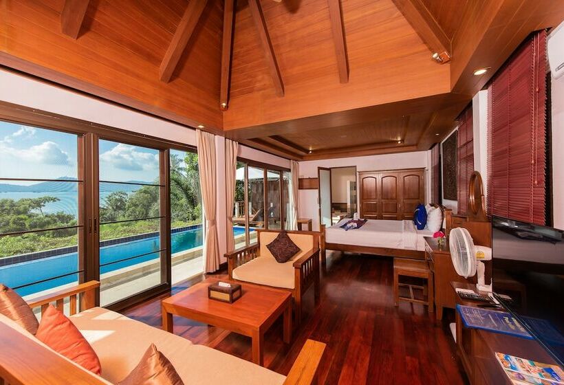 فيلا غرفة نوم واحدة مطلّة علي البحر, Soul Villas By The Beach  Phuket