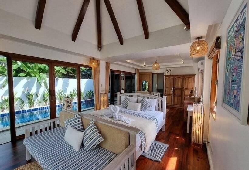 فيلا غرفة نوم واحدة مطلّة علي البحر, Soul Villas By The Beach  Phuket