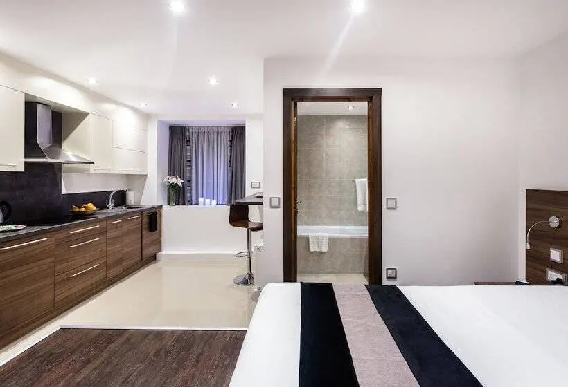 Deluxe-huoneisto 1 Makuuhuone, Livin Serviced Apartments